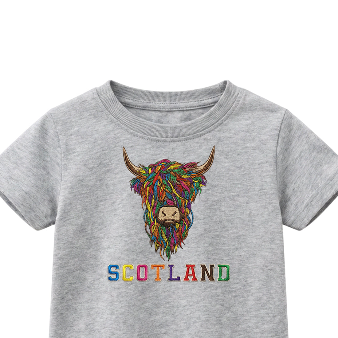 KIDS T-SHIRTS | EMB MLT COW 2