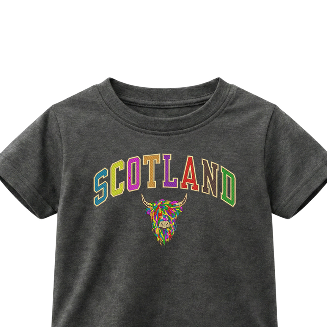 KIDS T-SHIRTS | EMB SCT/MLT COW 2