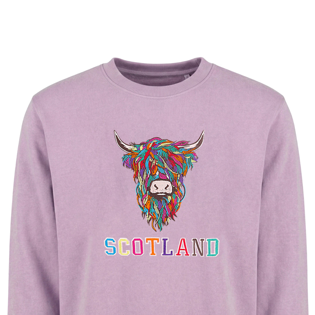 ADULT SWEATSHIRTS | EMB MLT COW 2