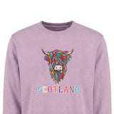 ADULT SWEATSHIRTS | EMB MLT COW 2