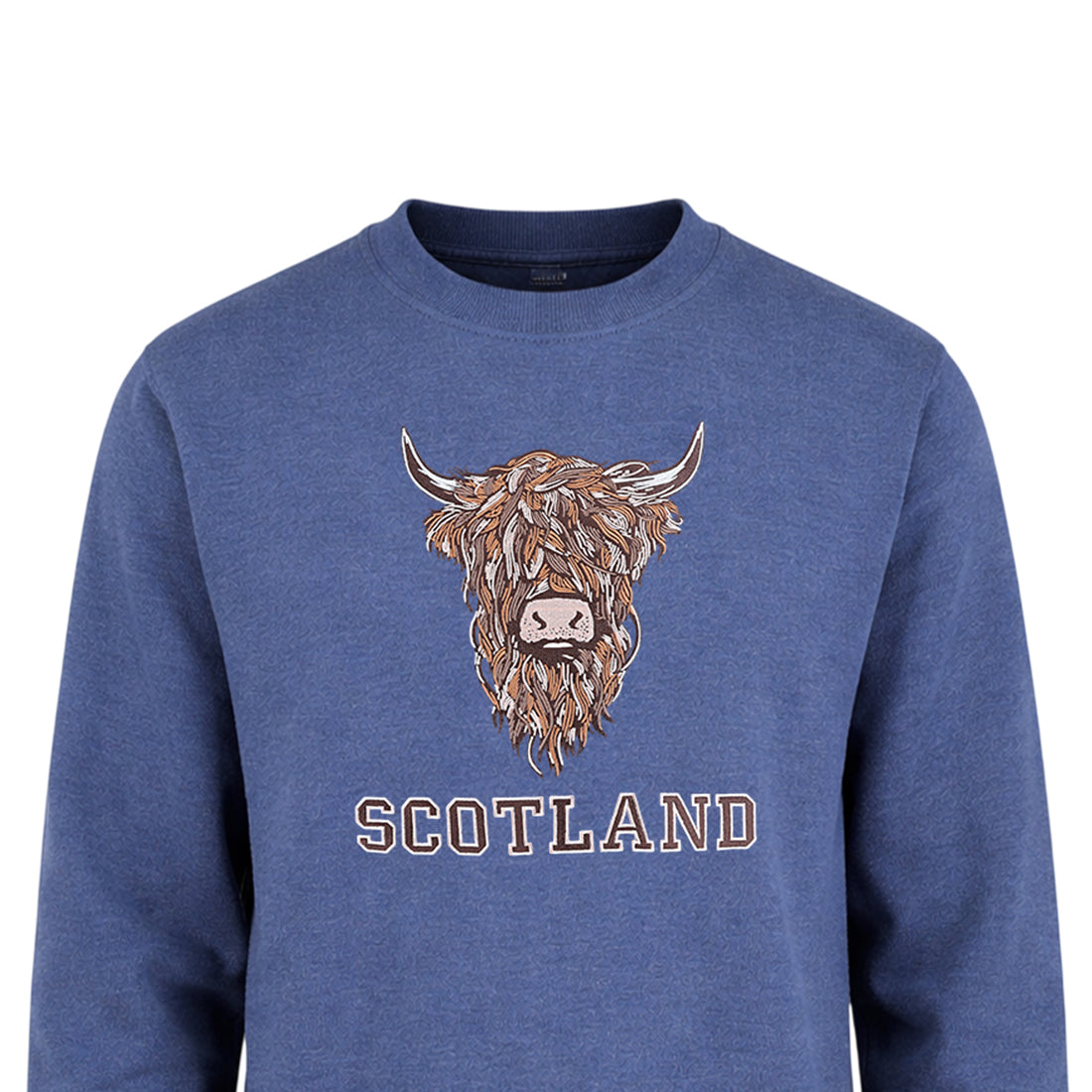 ADULT SWEATSHIRTS | EMB BR COW 1
