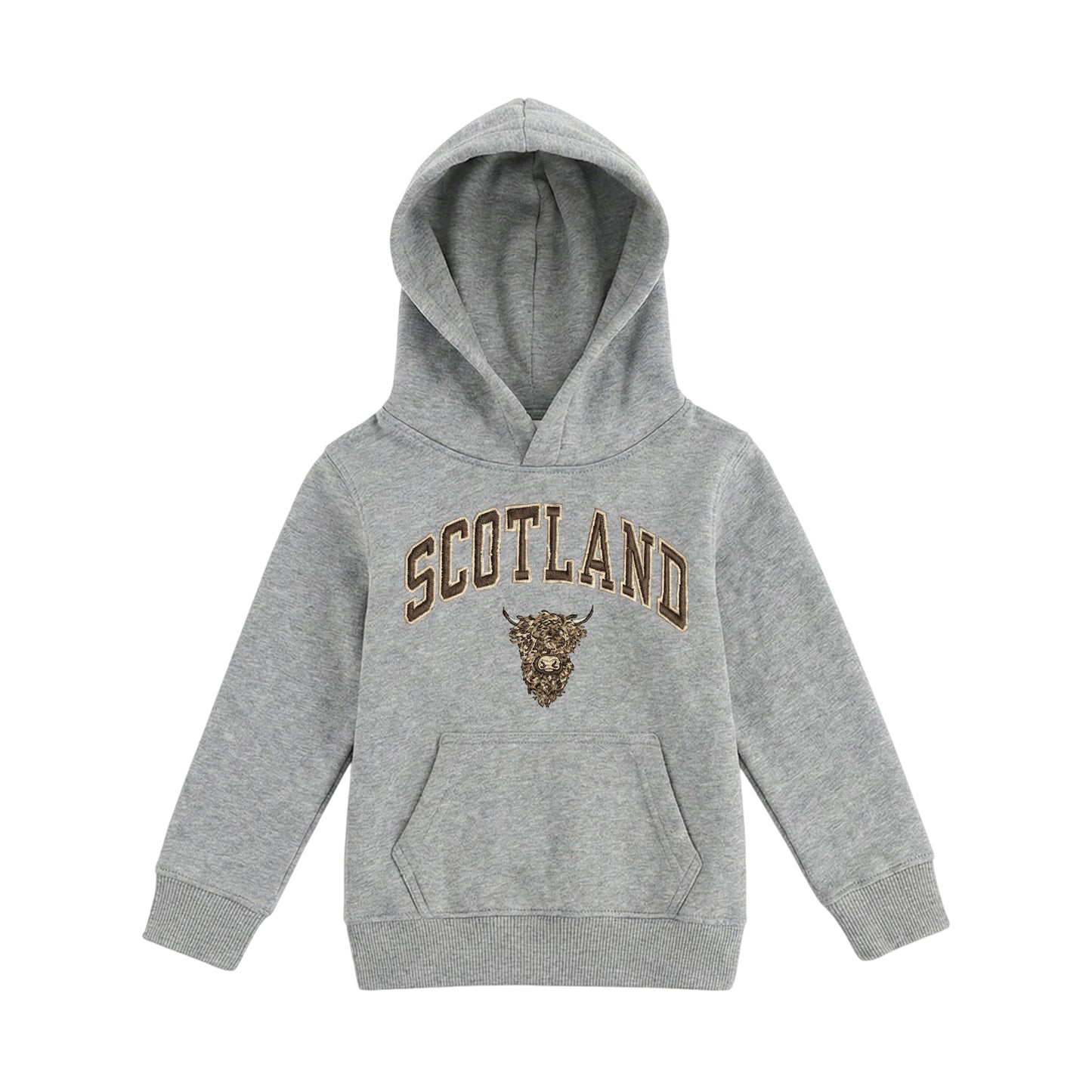 KIDS HOODIES | EMB SCT/BR COW 1