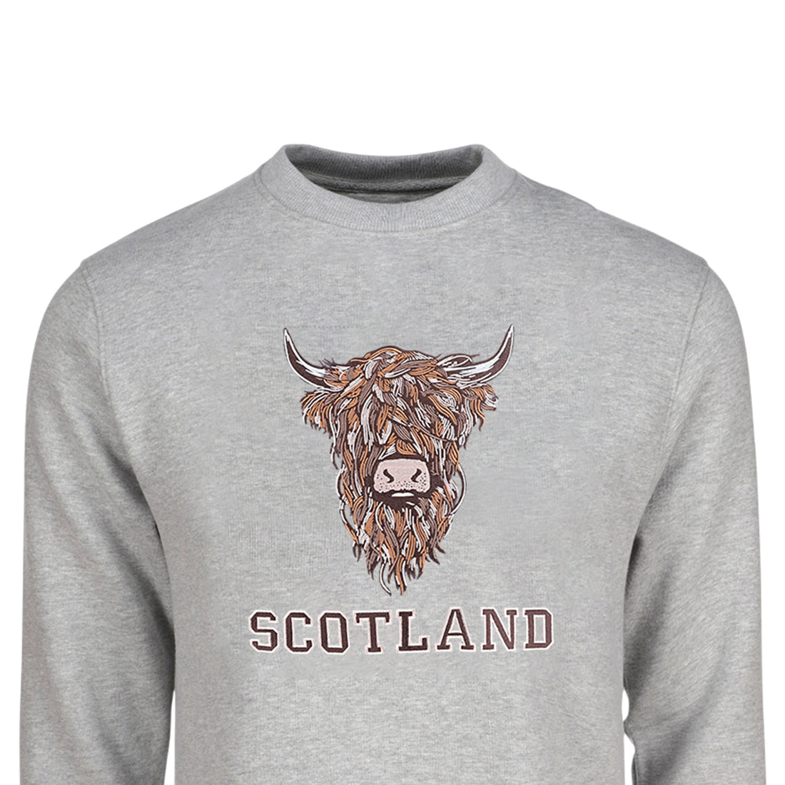 ADULT SWEATSHIRTS | EMB BR COW 1