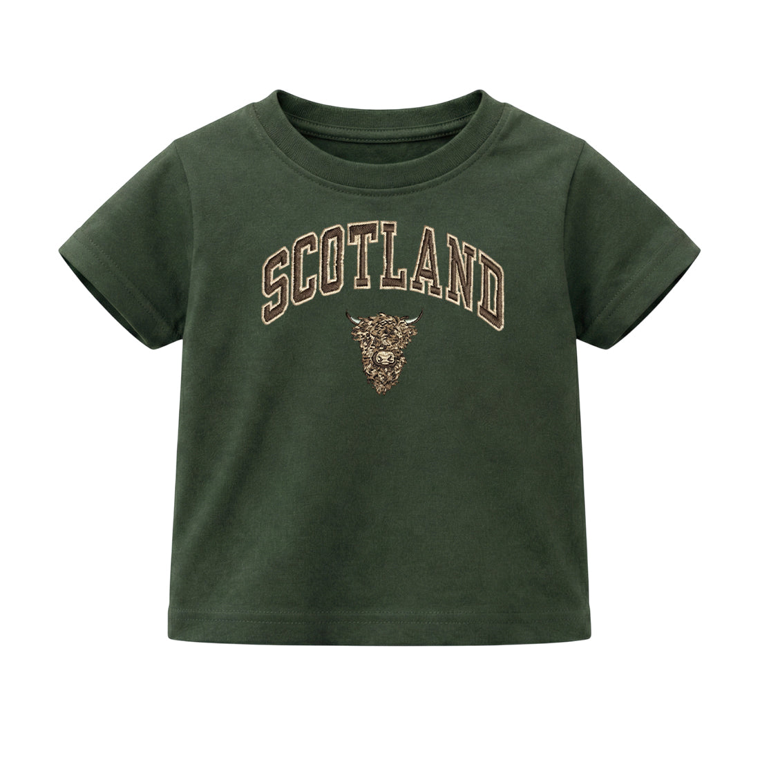 KIDS T-SHIRTS | EMB SCT/BR COW 1