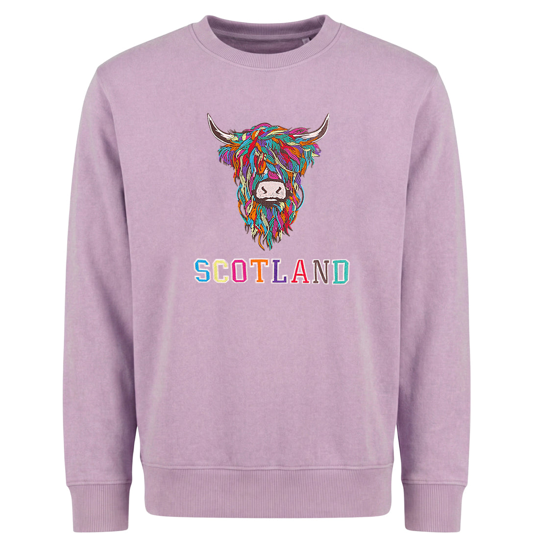 ADULT SWEATSHIRTS | EMB MLT COW 2