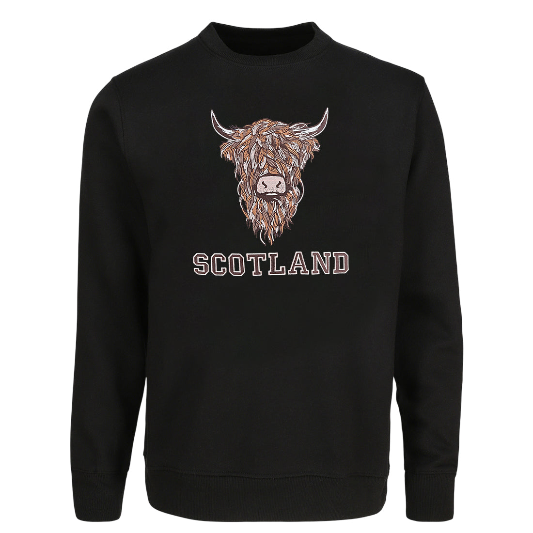 ADULT SWEATSHIRTS | EMB BR COW 1