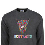 ADULT SWEATSHIRTS | EMB MLT COW 2