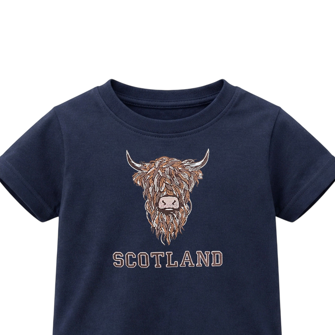 KIDS T-SHIRTS | EMB BR COW 1