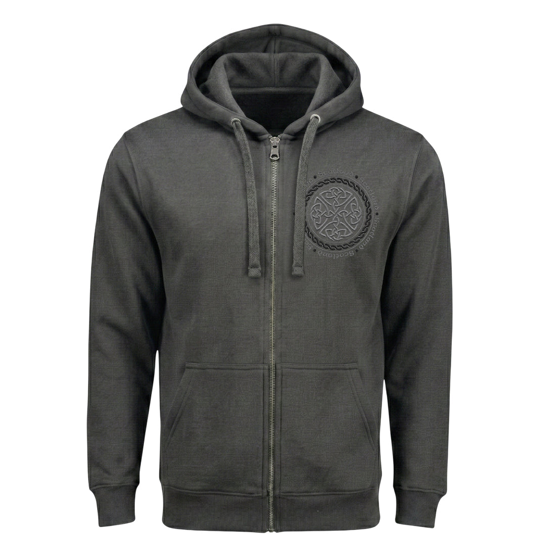 ADULT ZIPPERS | EMB CIRCLE CELTIC