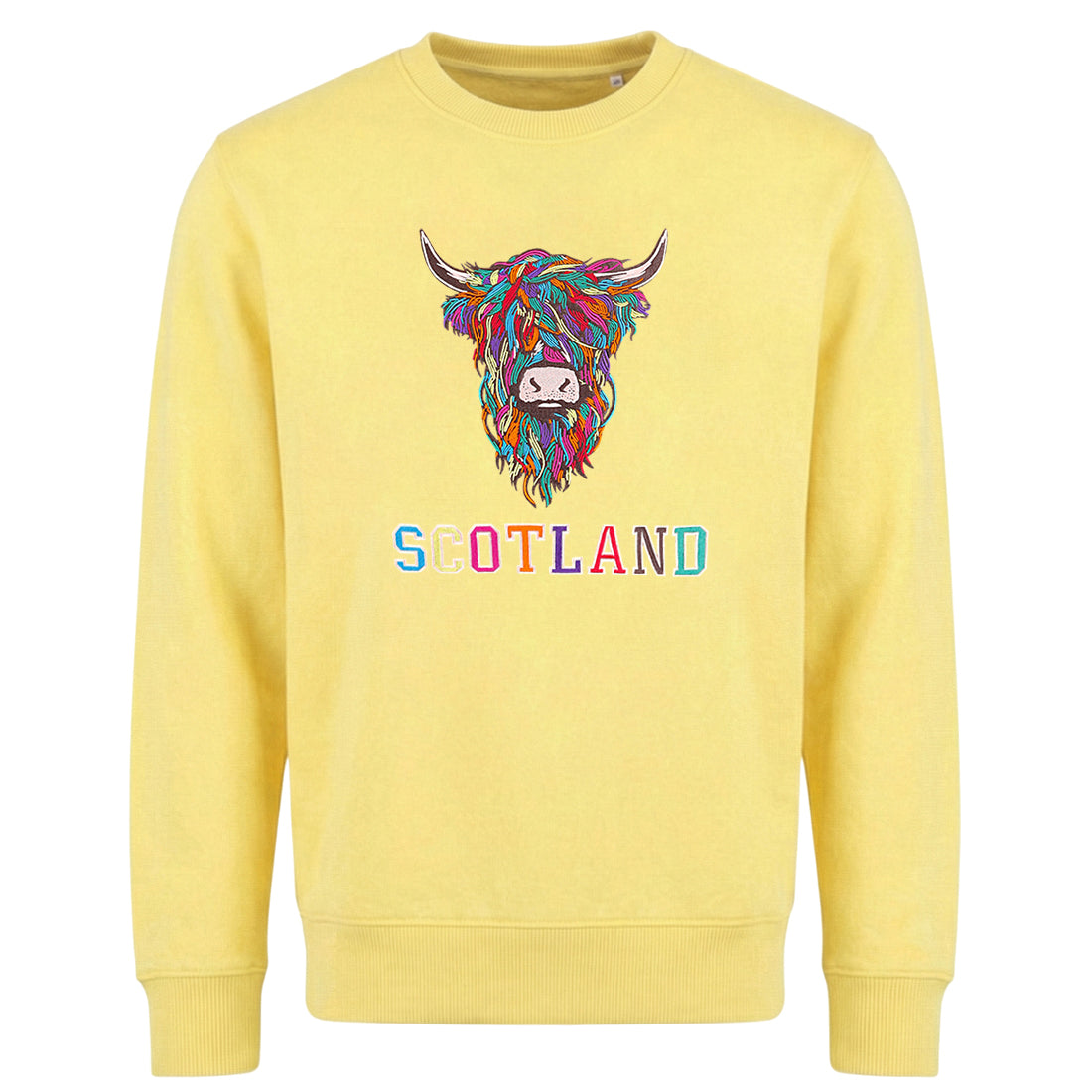 ADULT SWEATSHIRTS | EMB MLT COW 2