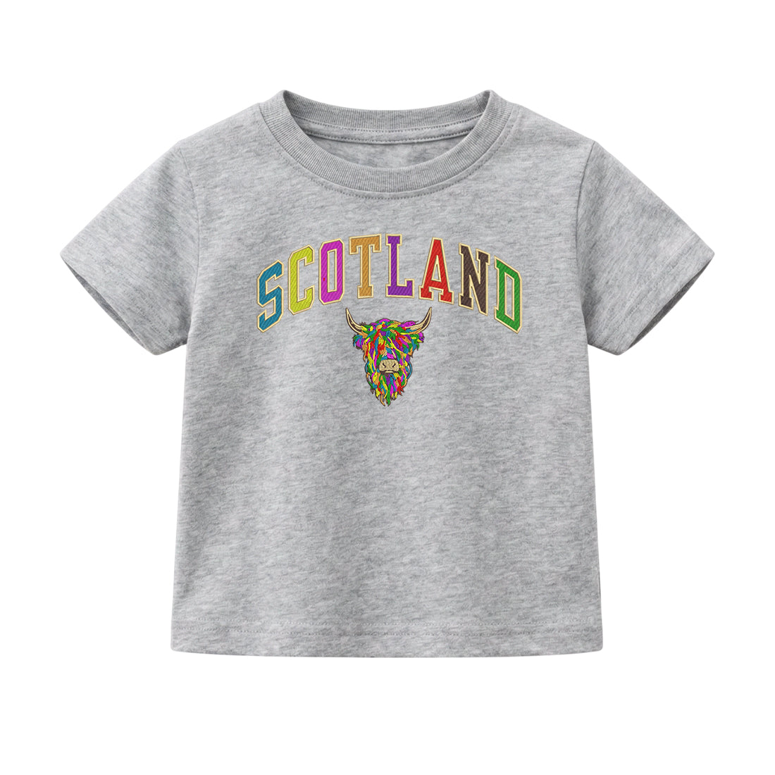 KIDS T-SHIRTS | EMB SCT/MLT COW 2