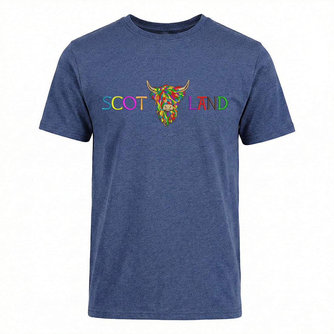 ADULT T-SHIRTS | EMB SCOT(MLT COW 2)LAND