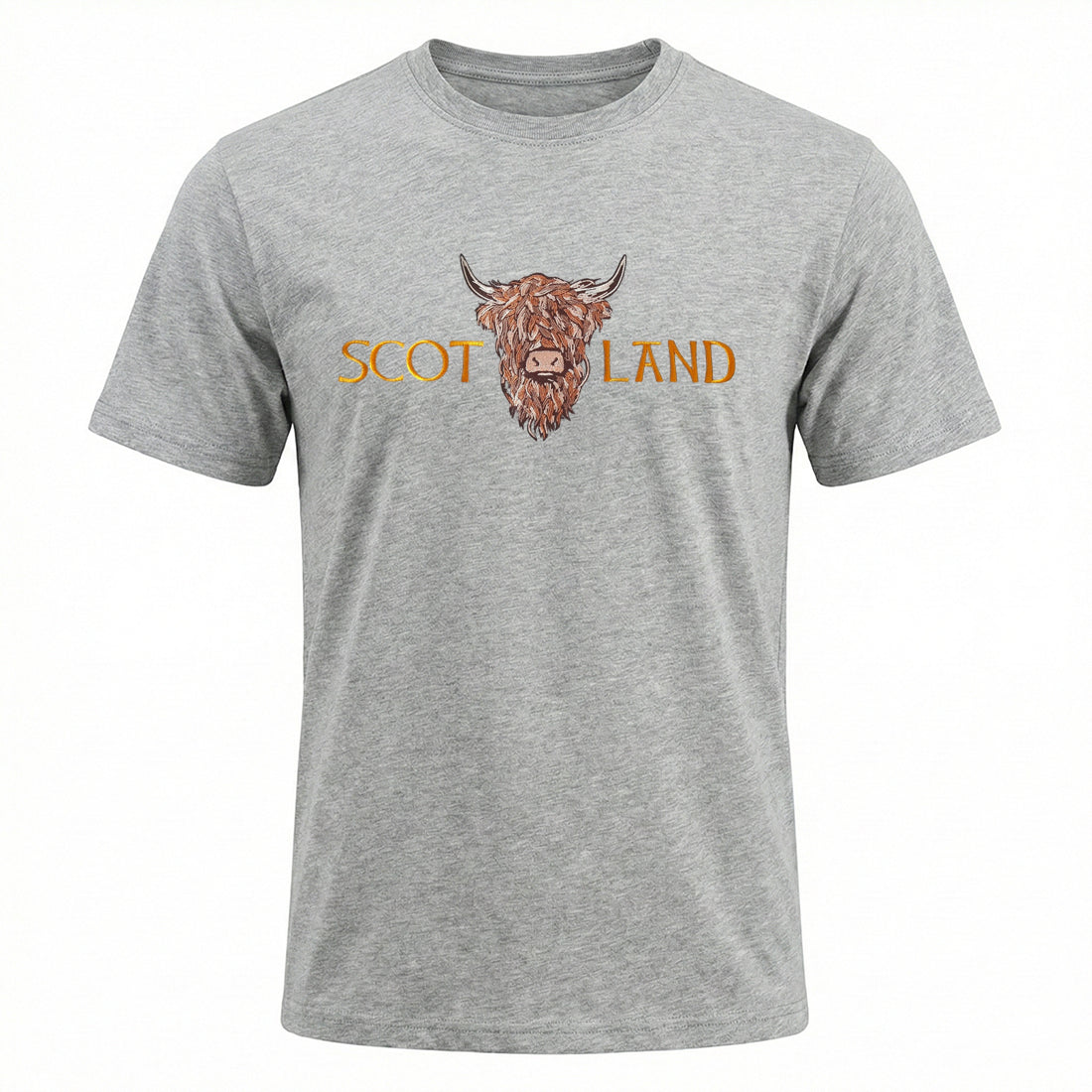 ADULT T-SHIRTS | EMB SCOT(BR COW 1)LAND