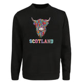 ADULT SWEATSHIRTS | EMB MLT COW 2