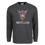 ADULT SWEATSHIRTS | EMB MLT COW 2