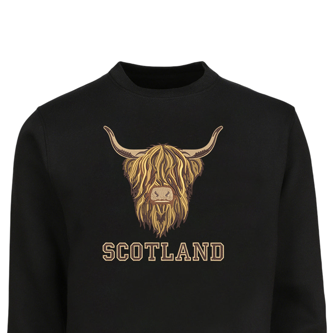 ADULT SWEATSHIRTS | EMB BR COW 5
