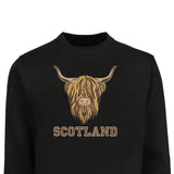 ADULT SWEATSHIRTS | EMB BR COW 5