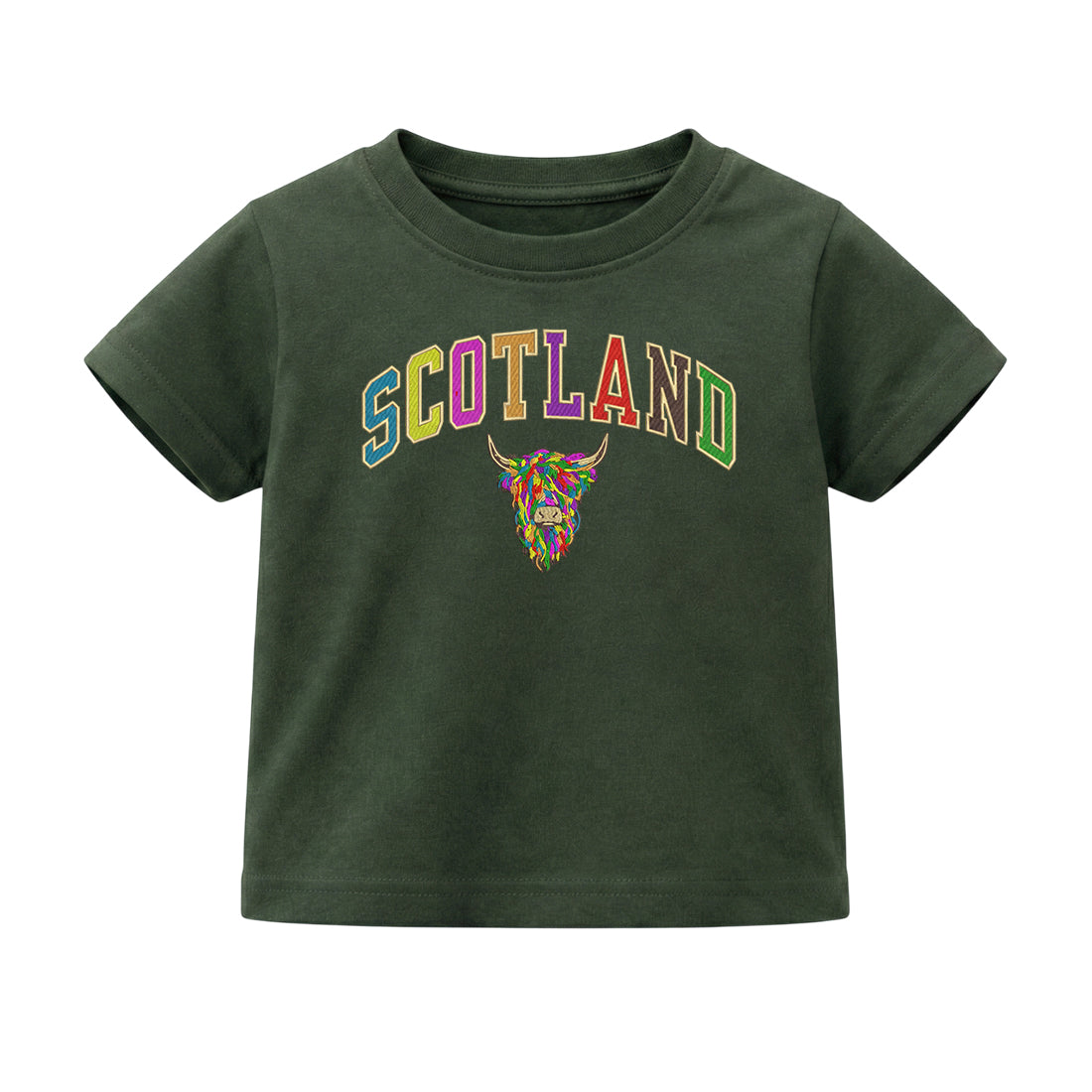 KIDS T-SHIRTS | EMB SCT/MLT COW 2