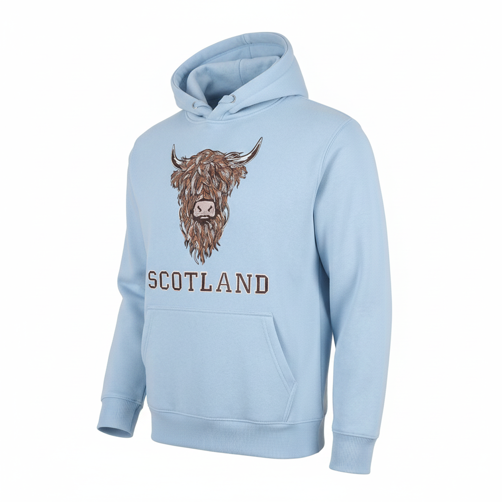 ADULT HOODIES | EMB BR COW1