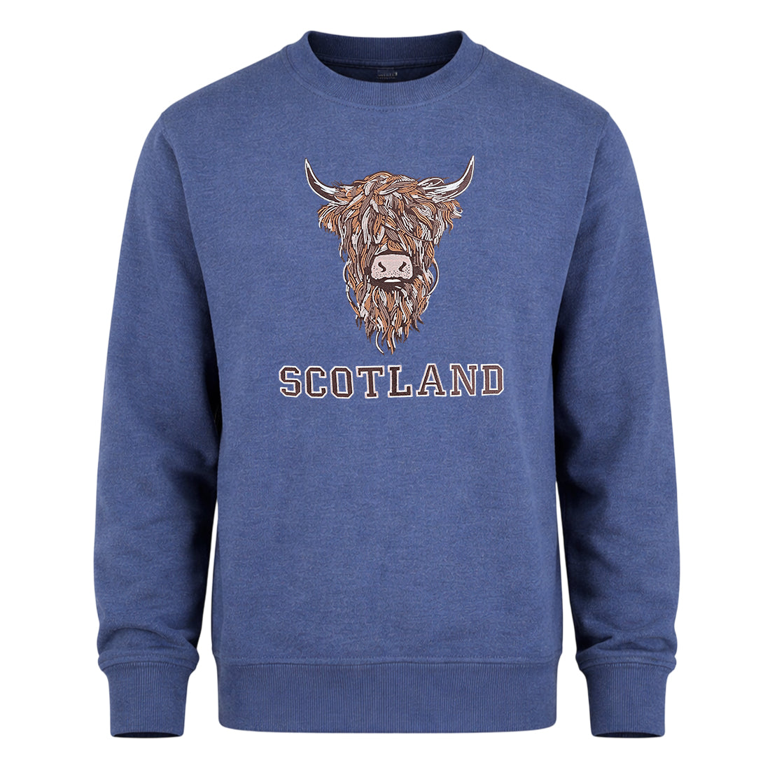 ADULT SWEATSHIRTS | EMB BR COW 1