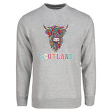 ADULT SWEATSHIRTS | EMB MLT COW 2