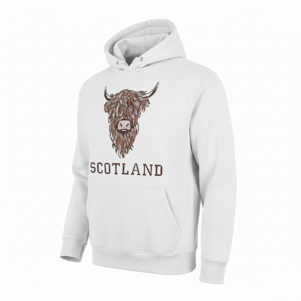 ADULT HOODIES | EMB BR COW1
