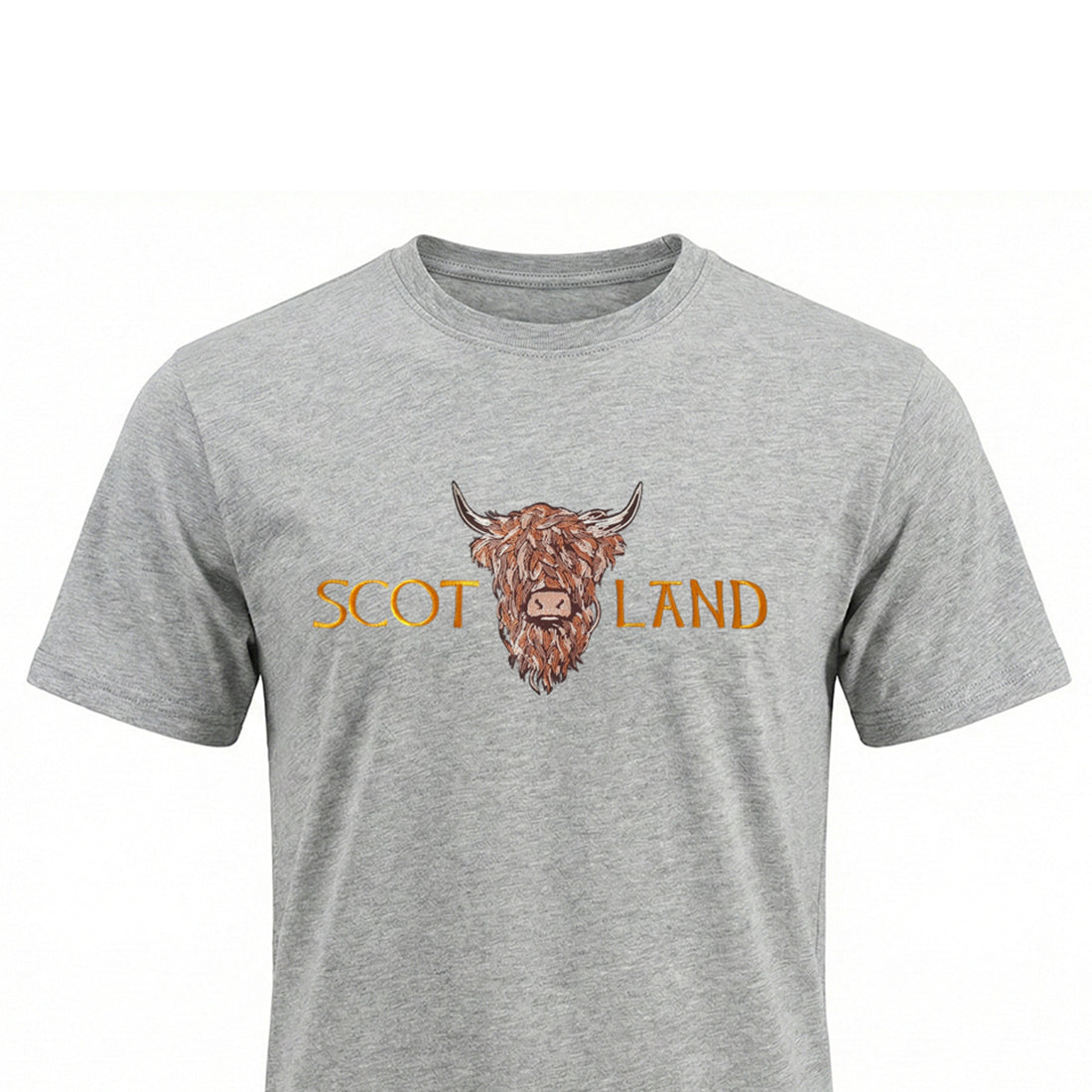 ADULT T-SHIRTS | EMB SCOT(BR COW 1)LAND