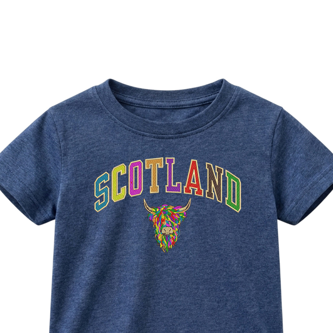 KIDS T-SHIRTS | EMB SCT/MLT COW 2