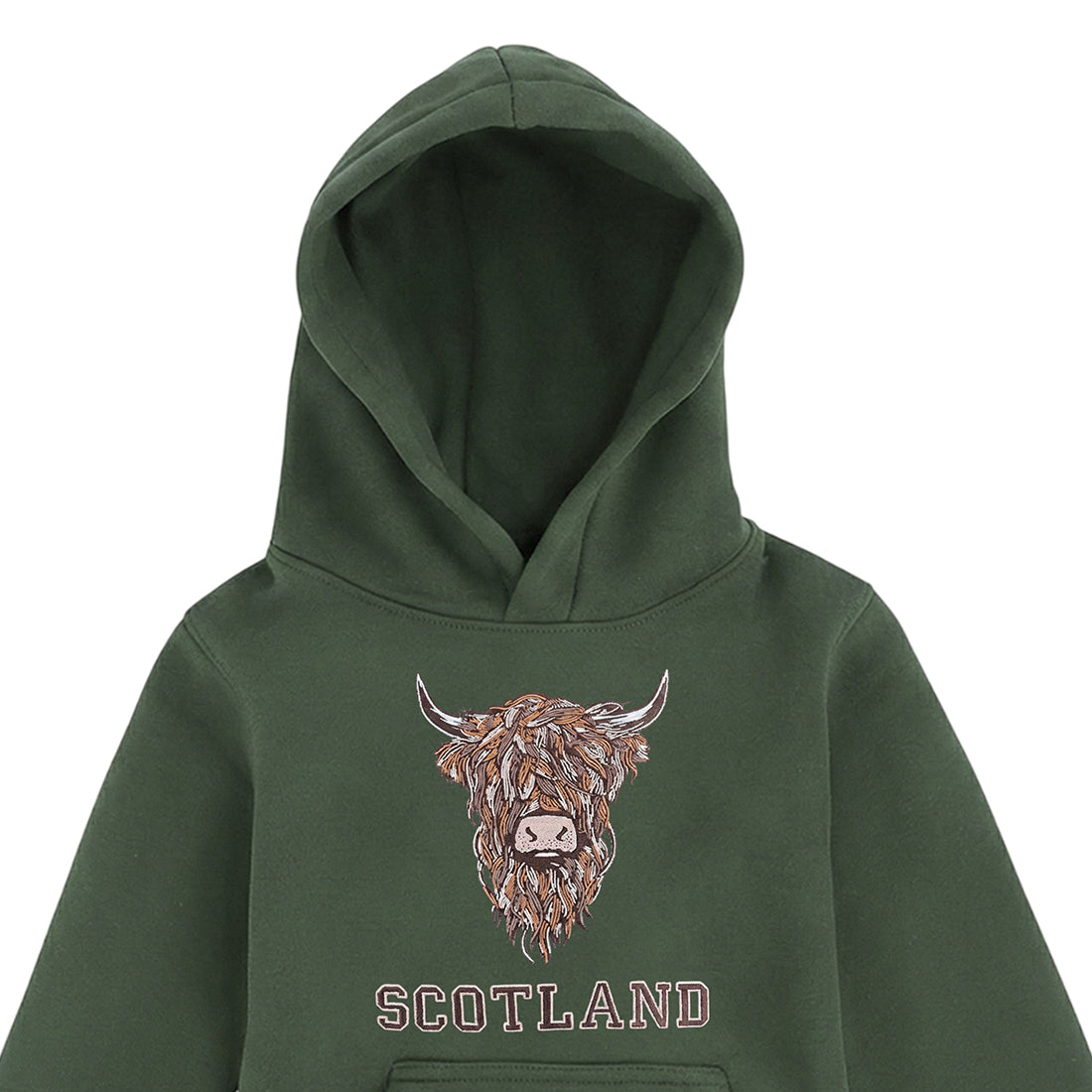KIDS HOODIES | EMB BR COW 1