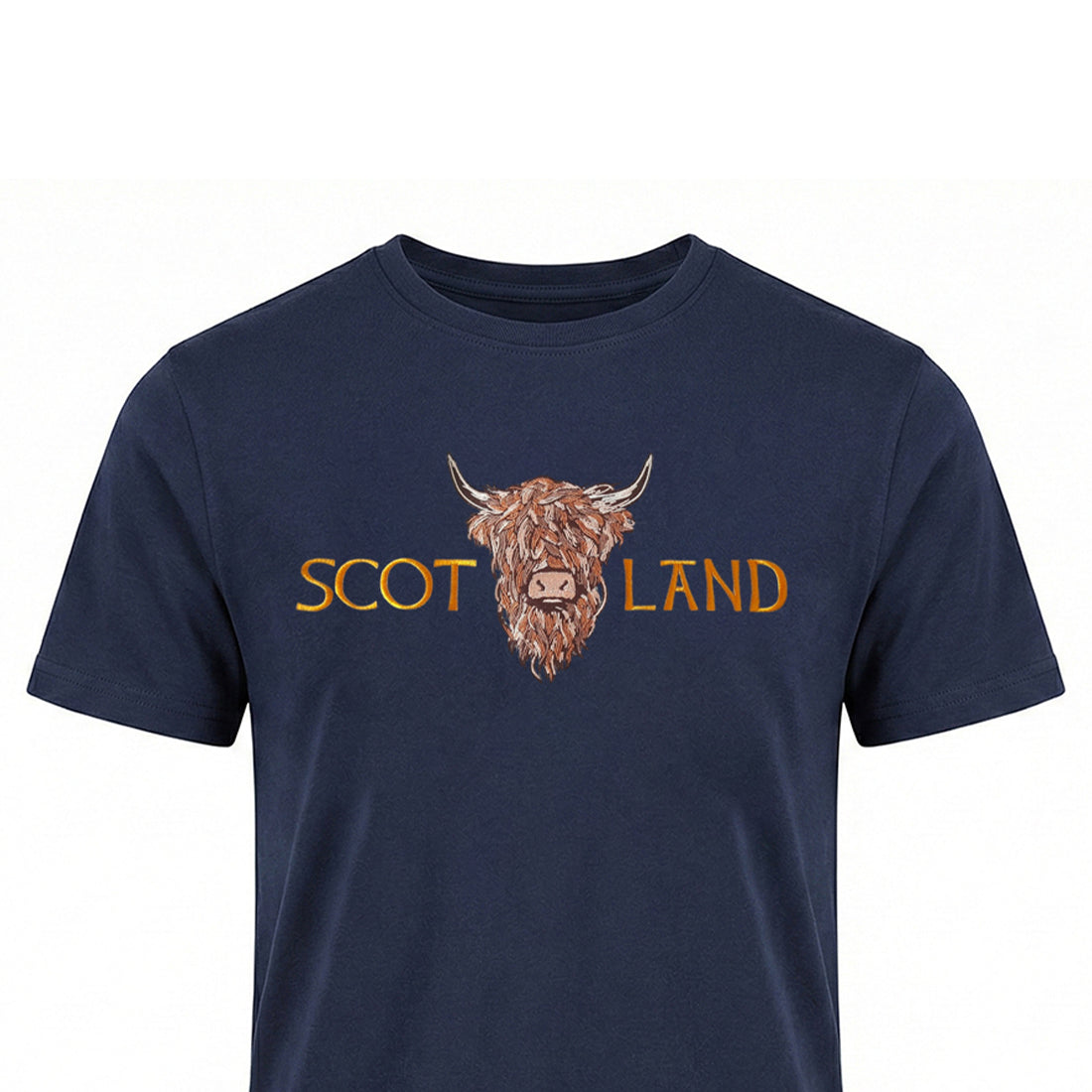 ADULT T-SHIRTS | EMB SCOT(BR COW 1)LAND