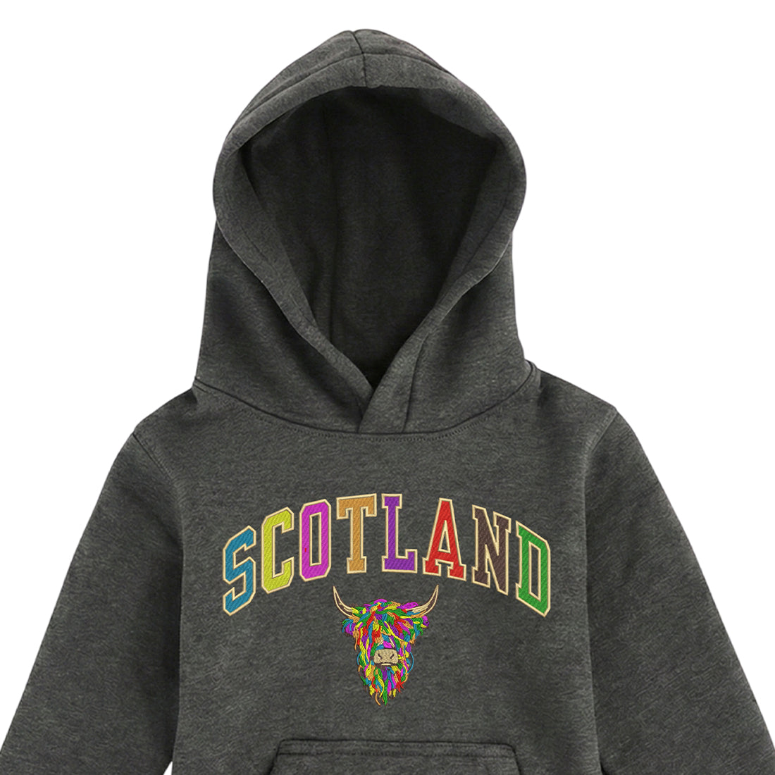 KIDS HOODIES | EMB SCT/MLT COW 2