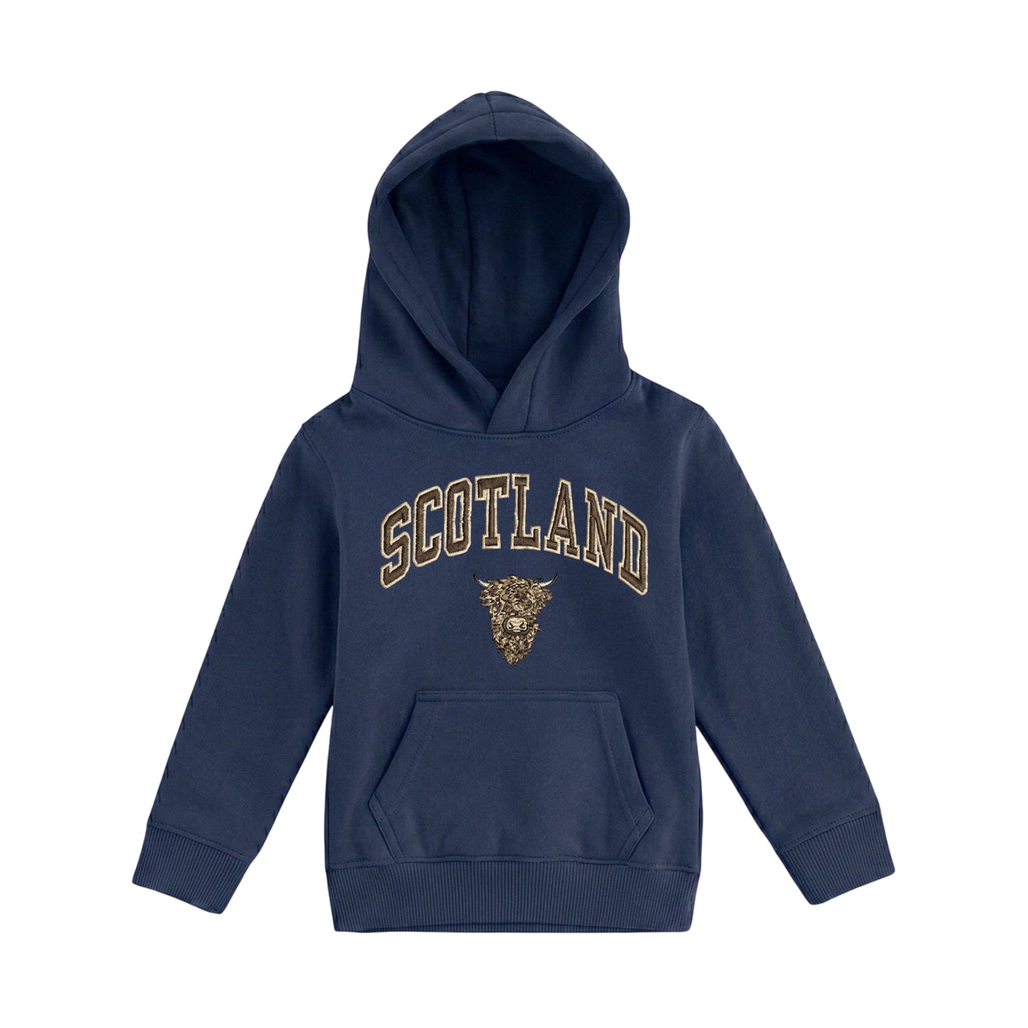 KIDS HOODIES | EMB SCT/BR COW 1