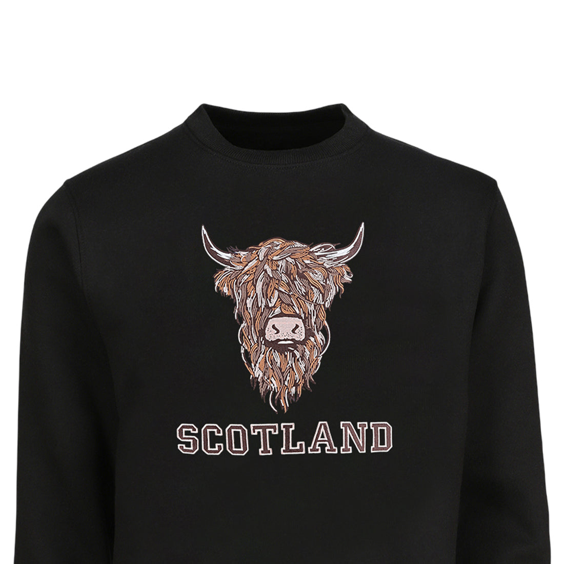 ADULT SWEATSHIRTS | EMB BR COW 1