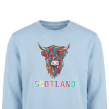 ADULT SWEATSHIRTS | EMB MLT COW 2