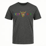 ADULT T-SHIRTS | EMB SCOT(MLT COW 2)LAND
