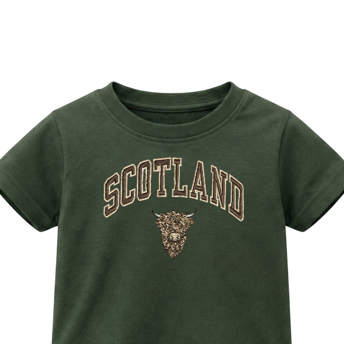KIDS T-SHIRTS | EMB SCT/BR COW 1