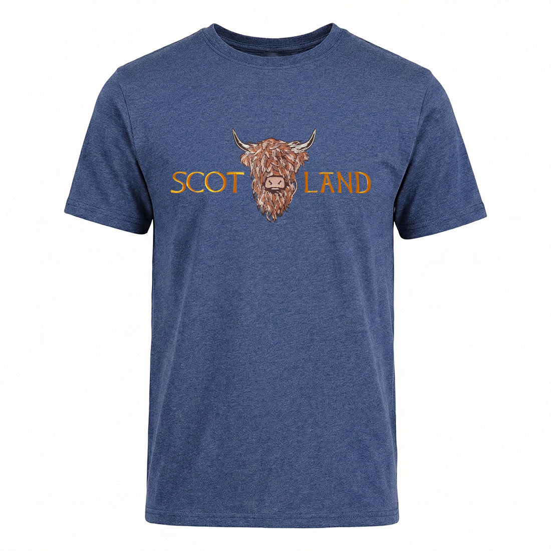 ADULT T-SHIRTS | EMB SCOT(BR COW 1)LAND