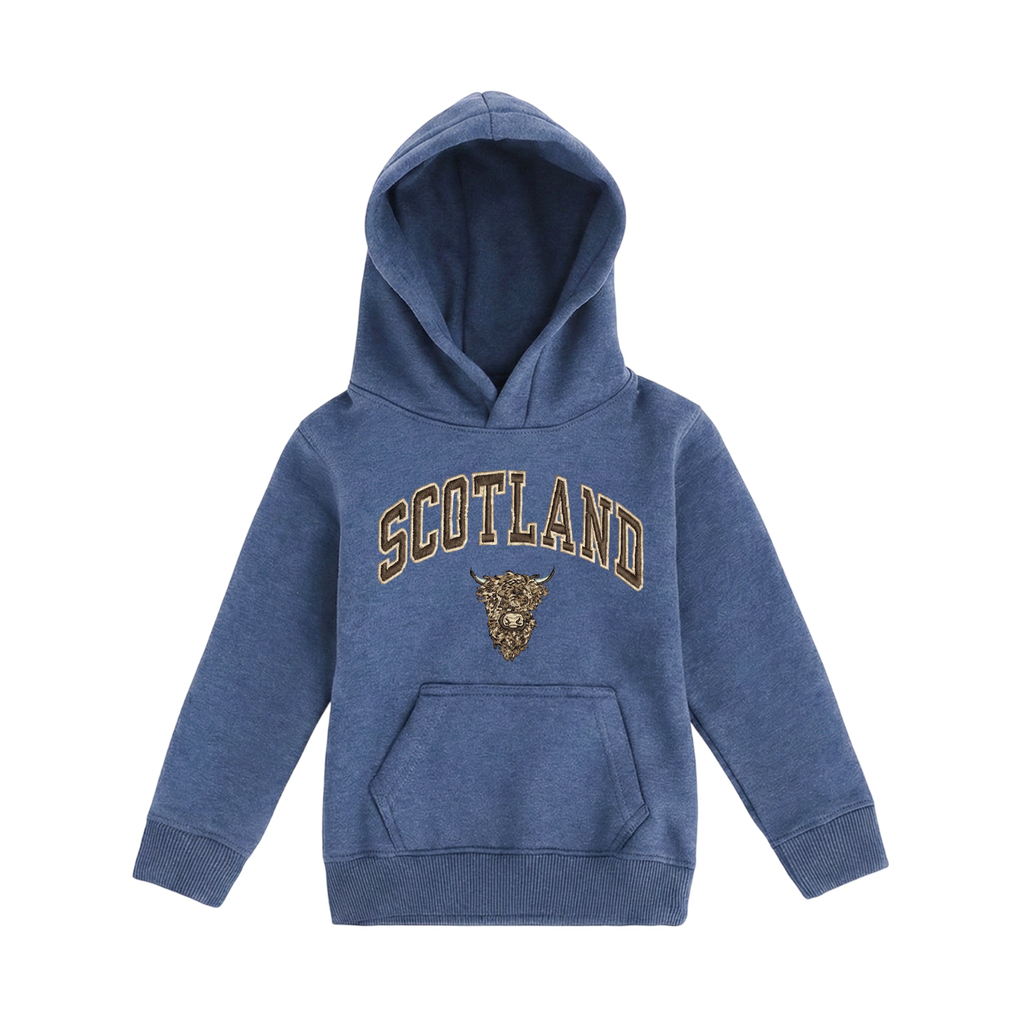 KIDS HOODIES | EMB SCT/BR COW 1