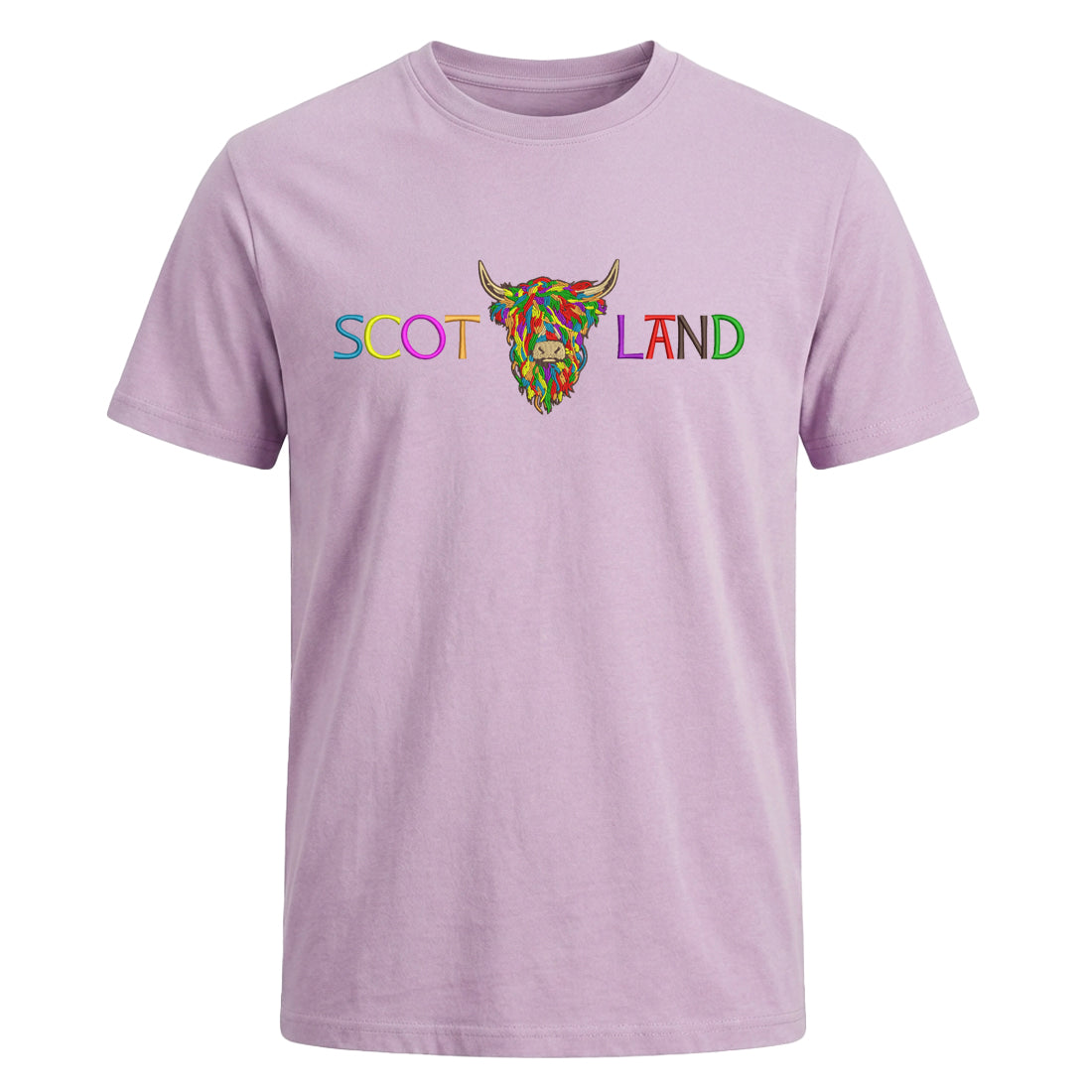 ADULT T-SHIRTS | EMB SCOT(MLT COW 2)LAND