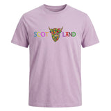 ADULT T-SHIRTS | EMB SCOT(MLT COW 2)LAND