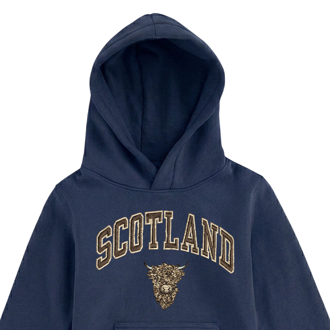 KIDS HOODIES | EMB SCT/BR COW 1