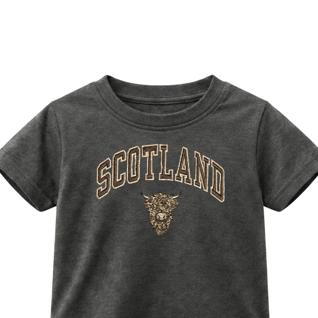 KIDS T-SHIRTS | EMB SCT/BR COW 1