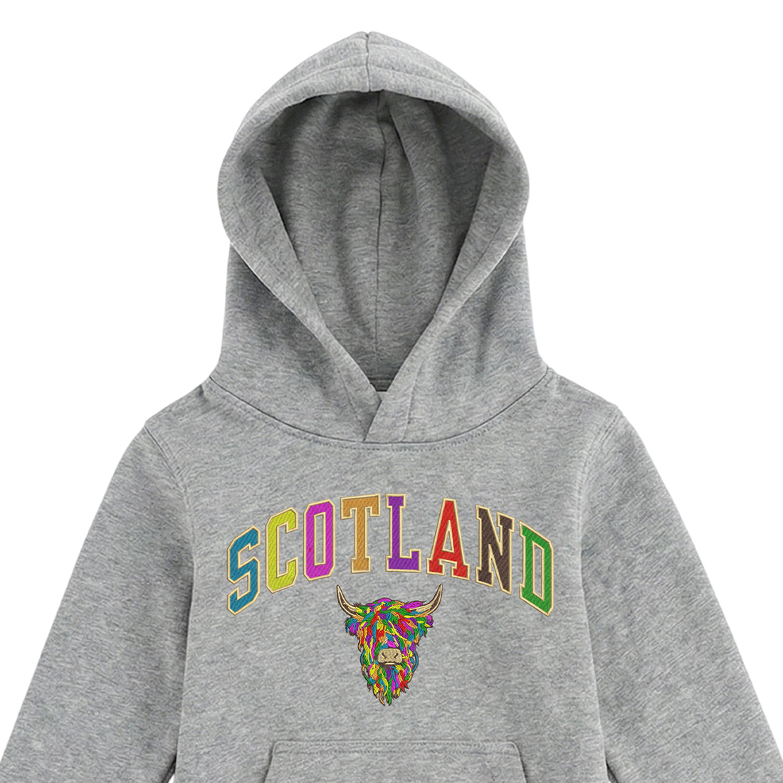 KIDS HOODIES | EMB SCT/MLT COW 2