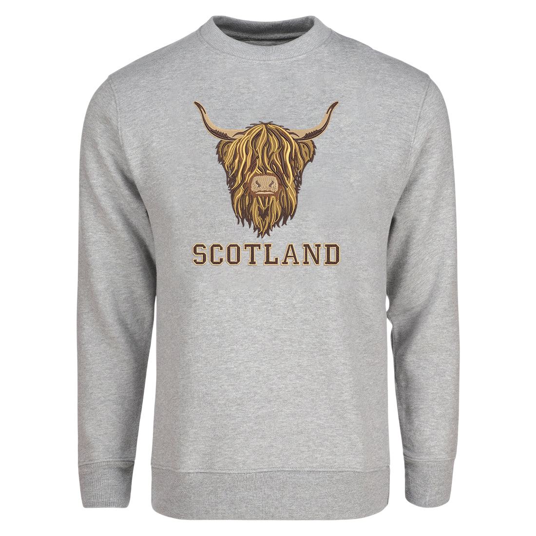 ADULT SWEATSHIRTS | EMB BR COW 5