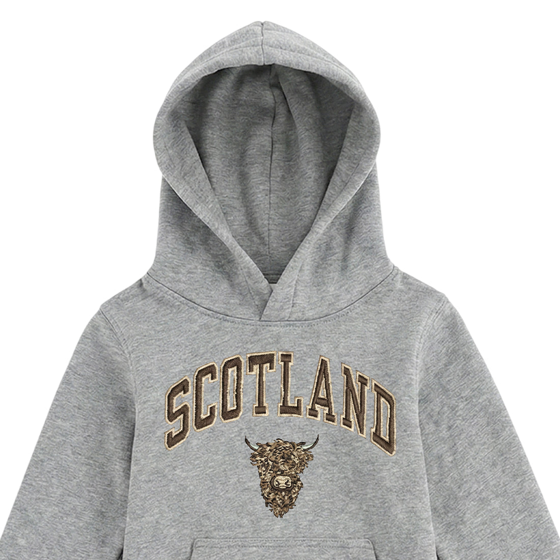KIDS HOODIES | EMB SCT/BR COW 1