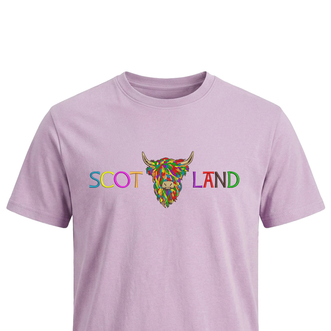ADULT T-SHIRTS | EMB SCOT(MLT COW 2)LAND