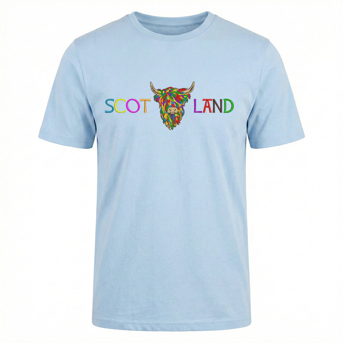 ADULT T-SHIRTS | EMB SCOT(MLT COW 2)LAND