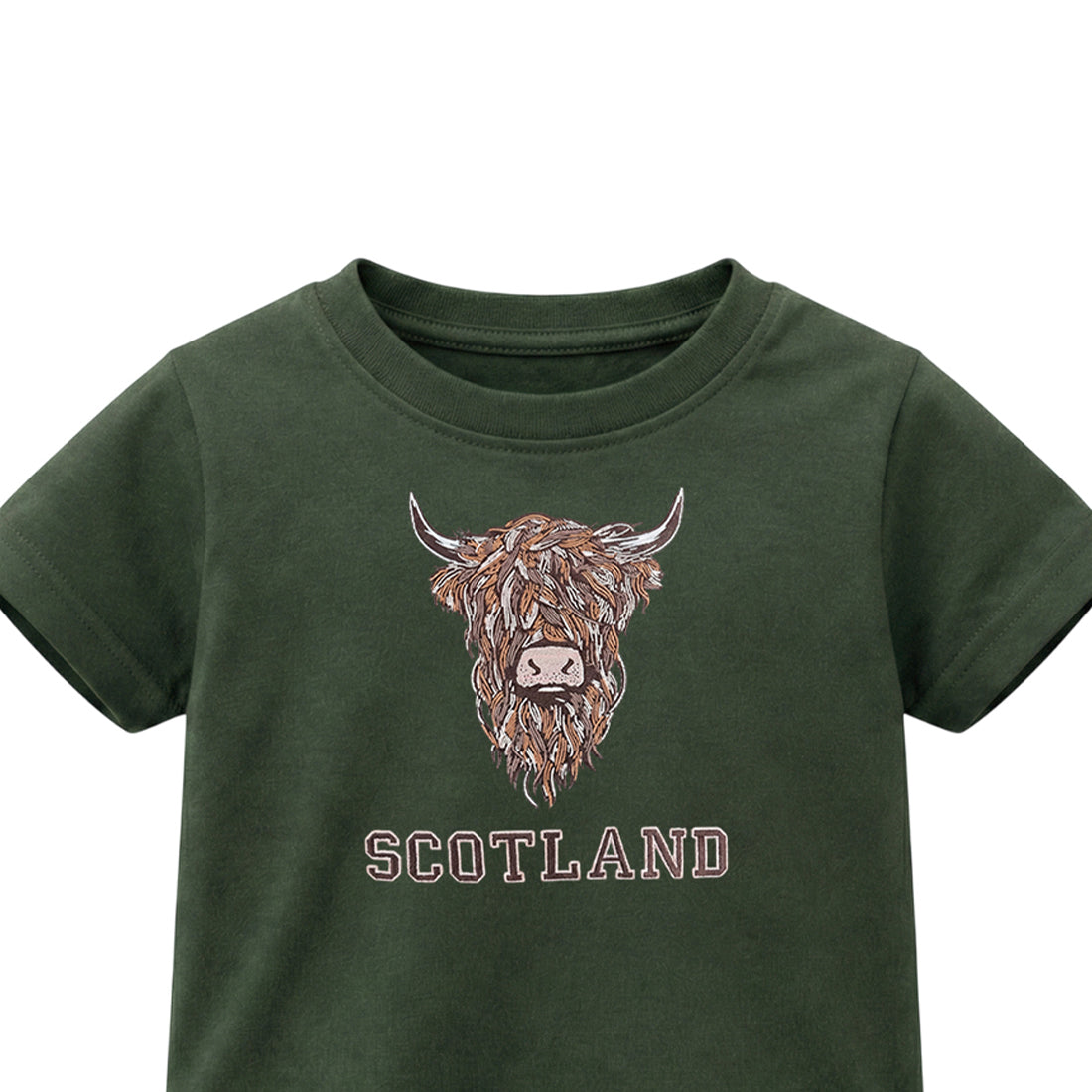 KIDS T-SHIRTS | EMB BR COW 1