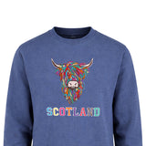 ADULT SWEATSHIRTS | EMB MLT COW 2