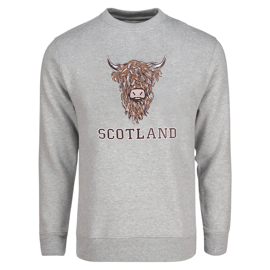 ADULT SWEATSHIRTS | EMB BR COW 1
